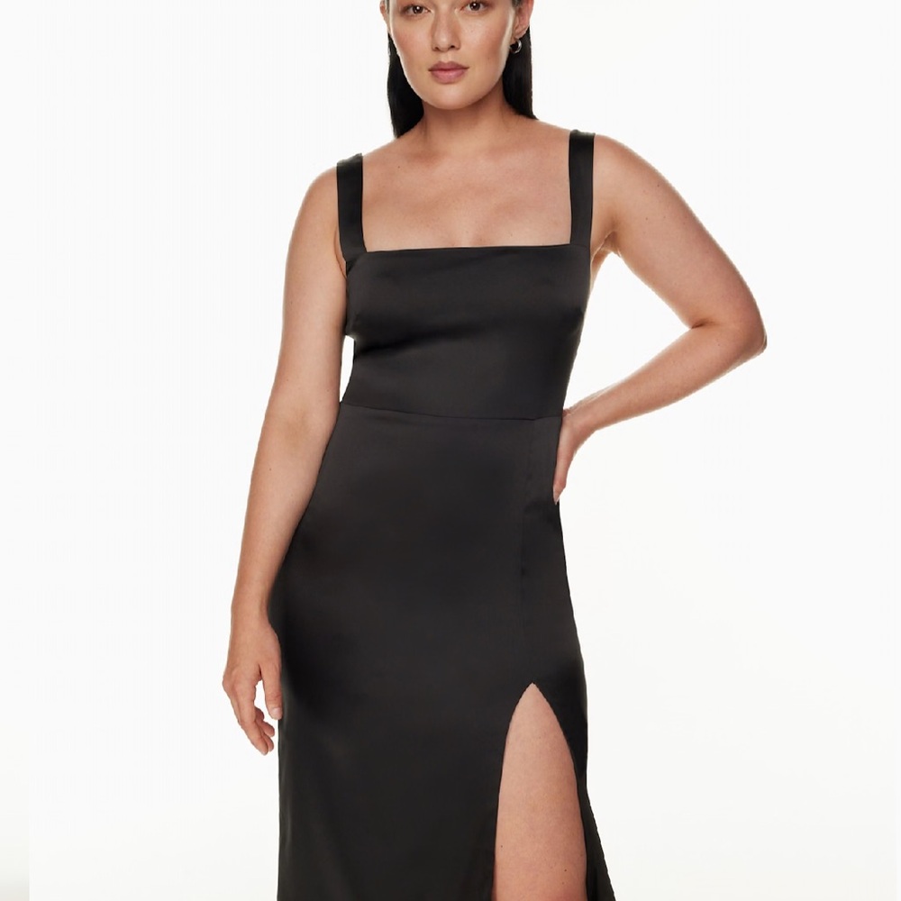 Babaton 90s Slit Midi Dress
